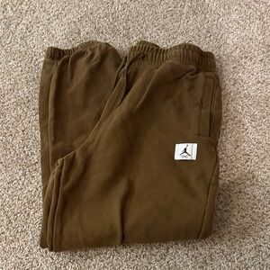 Nike Earthy Brown Jordan Jogger Pants